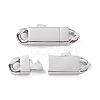 Non-Tarnish 304 Stainless Steel Bayonet Clasps STAS-M325-16P-1