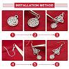 DIY Knot Drop Earring Making Kit DIY-SC0018-18-4