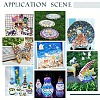 Mosaic Tiles Porcelain Cabochons DIY-YWC0009-01A-7