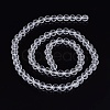 Transparent Glass Bead Strands X-GLAA-R095-10mm-15-2