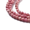 Natural Rhodonite Beads Strands G-H080-B02-02-4