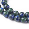 Assembled Synthetic Lapis lazuli and Malachite Beads Strands G-L528-03C-2