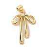 Brass Micro Pave Clear Cubic Zirconia Pendants LS-KK-R155-02G-1