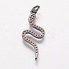 Brass Cubic Zirconia Pendants KK-P134-27B-2