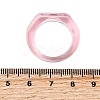 Kids Transparent Acrylic Glue on Ring Base RJEW-P154-01A-01-5