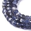 Natural Cordierite/Iolite/Dichroite Beads Strands G-E560-A19-3