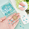 SUNNYCLUE 100Pcs 5 Style Synthetic Turquoise Cabochons G-SC0002-26-3