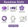 Alloy Rhinestone/Resin European Beads MPDL-SC0001-11C-2