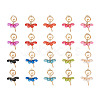 20Pcs 10 Colors Alloy Big Pendants FIND-TA0002-13-18