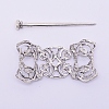 Tibetan Style Alloy Hair Forks OHAR-WH0016-34-2