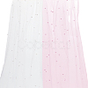 2Pcs 2 Colors Pearl Nylon Mesh Fabric DIY-GA0007-69-1