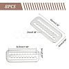 8Pcs Belt 316 Stainless Steel Slide Buckles STAS-UN0051-32-3