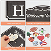 Natural Wood Hanging Wall Decorations for Front Door Home Decoration HJEW-WH0017-08-3