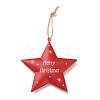 Christmas Theme Iron Big Pendant Decoration IFIN-D089-01B-1