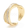 Brass Micro Pave Clear Cubic Zirconia ZIRC-M117-16G-3