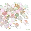 40Pcs Transparent Spray Painted Glass Charms GLAA-YW0003-89B-1