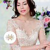 6Pcs 3 Style Glitter Hotfix Rhinestone Iron on Patches(Hot Melt Adhesive On The Back) AJEW-FG0003-69-6