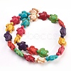 Synthetic Howlite Beads TURQ-E007-14-2