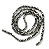 Electroplate Glass Beads Strands EGLA-F149-FP-12-2
