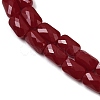 Opaque Glass Beads Strands GLAA-Z018-D24-3