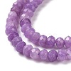 Dyed Natural Malaysia Jade Rondelle Beads Strands G-E316-2x4mm-39-7