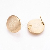 Brass Ear Stud Findings X-KK-S336-16G-2