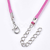 Waxed Cord Necklace Making NCOR-T001-33-3