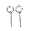 201 Stainless Steel Hoop Dangle Earrings for Women SA-CBA8B85-16P-4