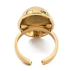 304 Stainless Steel Open Cuff Rings for Women RJEW-A049-01B-G-3