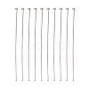 Tarnish Resistant 304 Stainless Steel Flat Head Pins STAS-E023-0.6x30mm-1