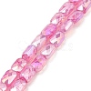 Imitation Jade Glass Beads Strands GLAA-P058-04A-08-1