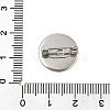 304 Stainless Steel Brooch Cabochon Settings STAS-E547-08B-P-4
