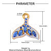 304 Stainless Steel Enamel Pendants STAS-OY011-85G-2