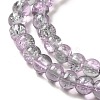Spray Painted Crackle Glass Beads Strands X-CCG-Q002-6mm-02-3