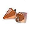 Natural Red Agate Pendants G-B127-13P-01-2