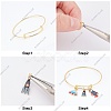 DIY Aviation Theme Bangle Making Kits DIY-SC0011-02-4