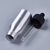 30ml Aluminium Empty Glass Dropper Bottles X-MRMJ-WH0033-01A-2