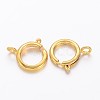 Brass Spring Ring Clasps LS-KK-H419-G-2