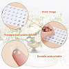 40 Sheets 4 Patterns PVC Waterproof Self-Adhesive Sticker Sets STIC-OC0001-11C-4