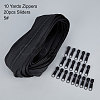 Nylon Invisible Widen Zipper Fastener FIND-BC0001-69A-6