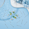 200Pcs 304 Stainless Steel Eye Pins STAS-UN0054-76-2