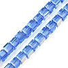Electroplate Transparent Glass Beads Strands EGLA-B011-07A-AB03-1