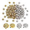 120Pcs 2 Colors Tibetan Style Zinc Alloy Beads FIND-PH0021-42-1