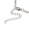 Tarnish Resistant 304 Stainless Steel Twisted Chains Bracelet Making AJEW-JB01064-4