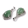 Natural Green Aventurine Pendants G-H283-04P-21-3