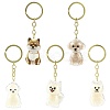 Iron Plastic Keychains KEYC-FZC0001-001B-G-3