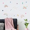 4 Sheet 4 Styles Waterproof Vinyl Wall Stickers DIY-WH0308-214-6