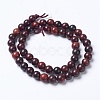 Imitation Burmese Wood Beads Strands WOOD-J001-03-10mm-1-2