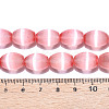 Dyed Natural Selenite Beads Strands G-T138-232H-4