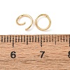 Brass Open Jump Rings KK-G604-08G-18-4